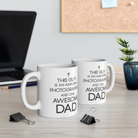 Load image into Gallery viewer, Photographer Coffee Mug for Awesome Dads - Fathers Day Gift for Photographers
