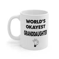 Load image into Gallery viewer, Funny Coffee Mug For Granddaughters - Birthday Present - Christmas Gift
