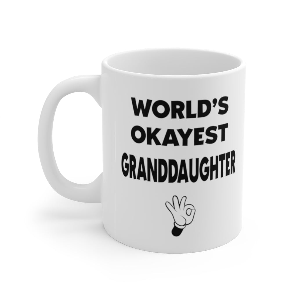 Funny Coffee Mug For Granddaughters - Birthday Present - Christmas Gift